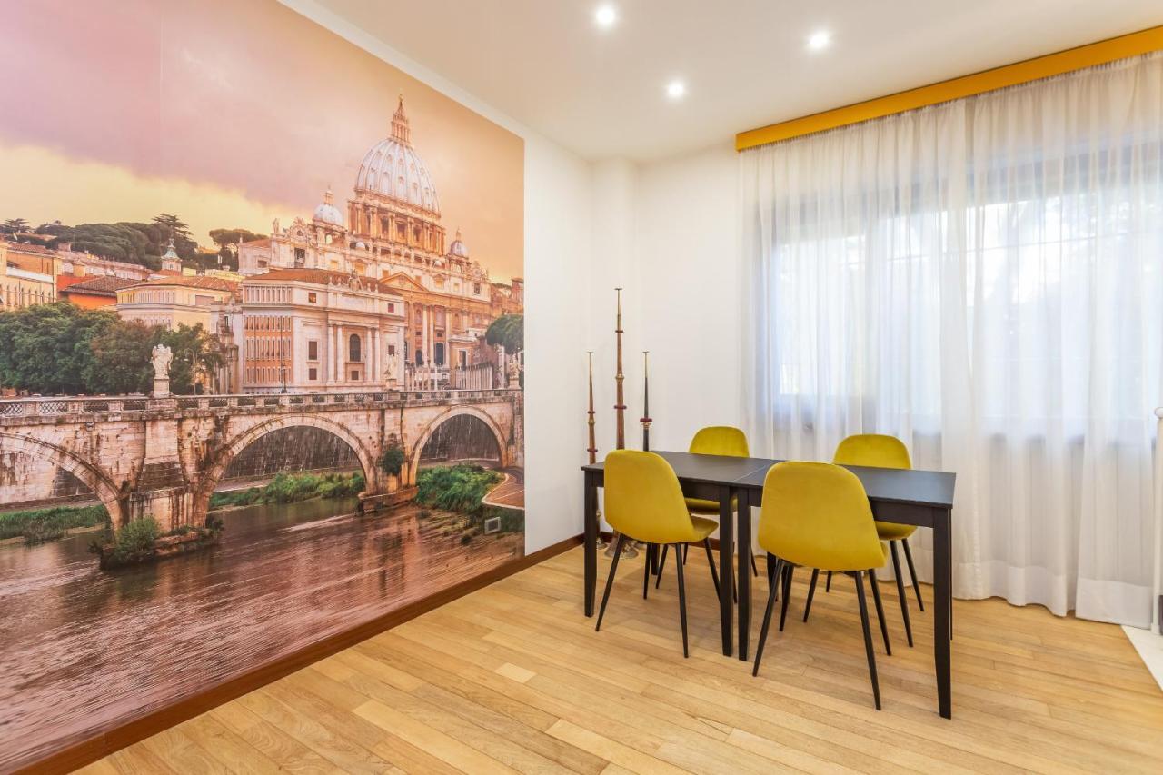 Апартаменты St Peter'S Spacious 4 Bdr With Private Parking Рим Экстерьер фото