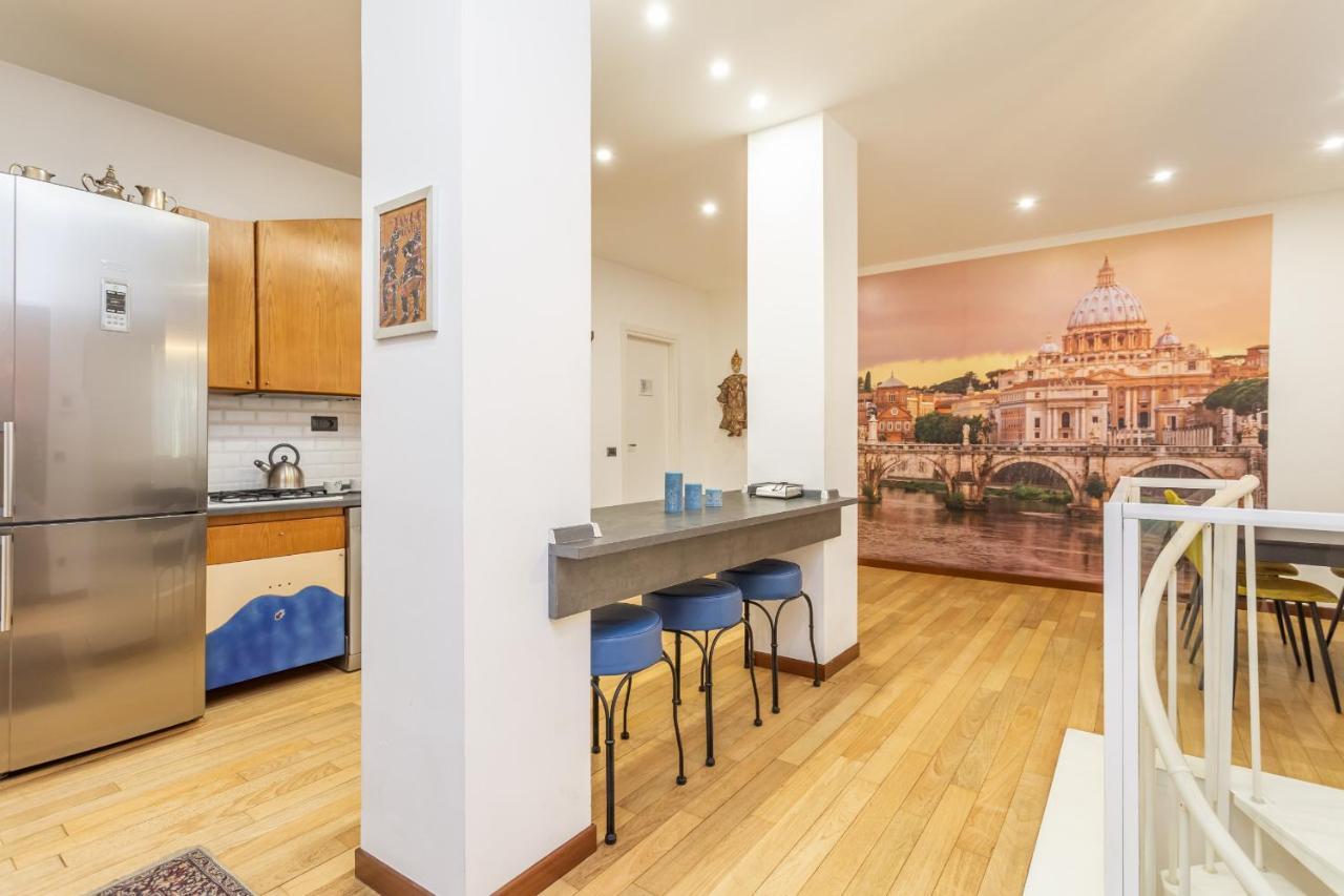 Апартаменты St Peter'S Spacious 4 Bdr With Private Parking Рим Экстерьер фото